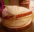 Cream Color Pagdi With  Pearls